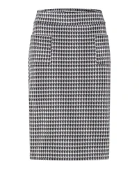 Olsen Women's Houndstooth Pull-On Skirt