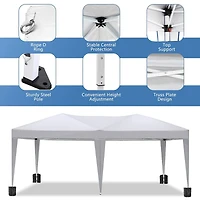 Streamdale Ez 10'x20' Pop Up Canopy with Sidewalls