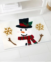 Avanti Snowman Bath Rug, 32" x 21"