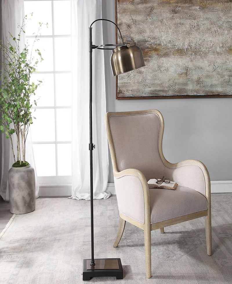 Uttermost 62" Metal Bessemer Industrial Floor Lamp