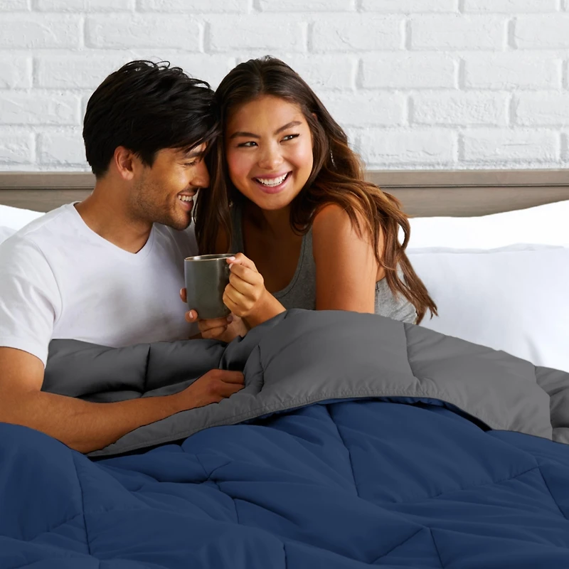 Bare Home Reversible Down Alternative Comforter Full