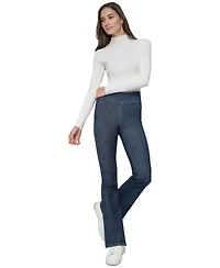 Dkny Jeans Petite High-Rise Pull-On Flare