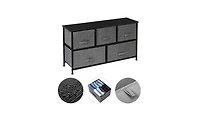 Slickblue 2-Tier Wide Closet Dresser for Stylish Storage and Organization Solutions