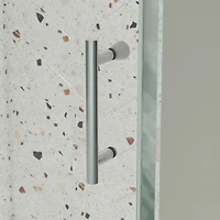 Streamdale Chrome Pivot Swing Glass Shower Door (50-54" W x 71" H)