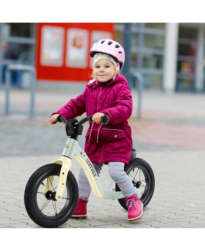 12 Inch Toddler Balance Bike No Pedal Training Bicycle withAdjustable Seat Height