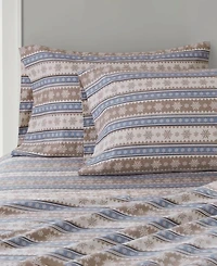 Woolrich Printed Flannel 3-Pc. Sheet Set, Twin