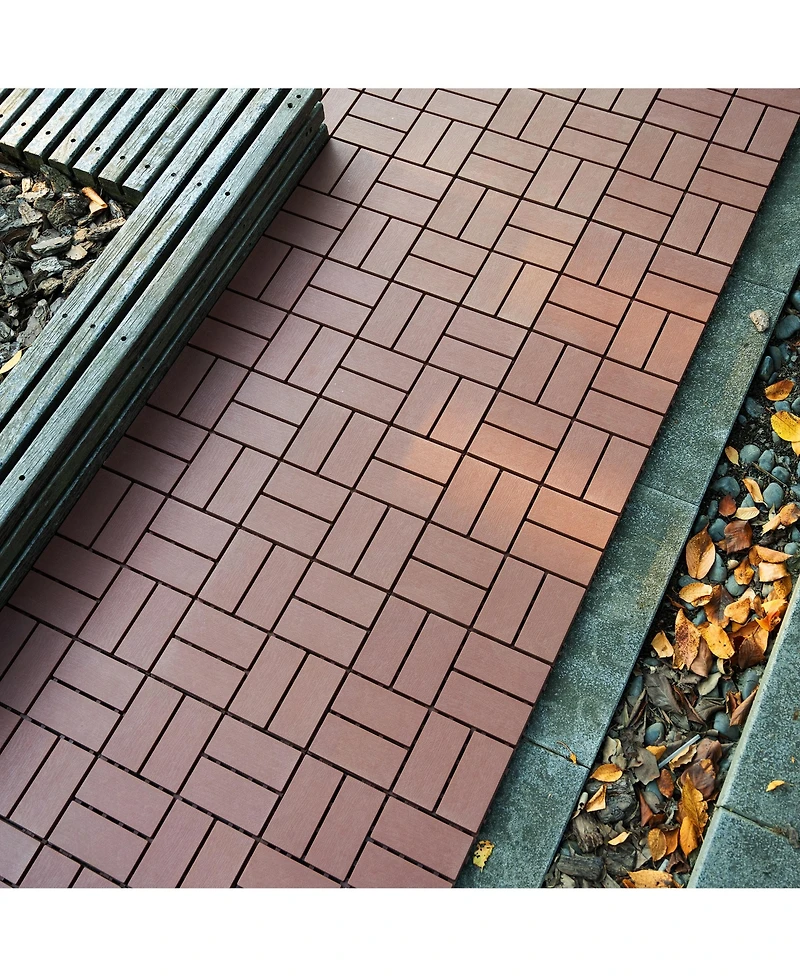 Streamdale Waterproof Interlocking Deck Tiles (44 Pc)