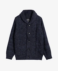 Xray Boys Cable Knit Shawl Cardigan