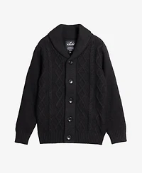 Xray Boys Cable Knit Shawl Cardigan
