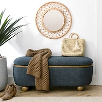 Streamdale Upholstered Storage Ottoman Bench