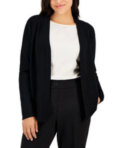 Ak Anne Klein Women's Newport Kissing Front Cardigan Sweater