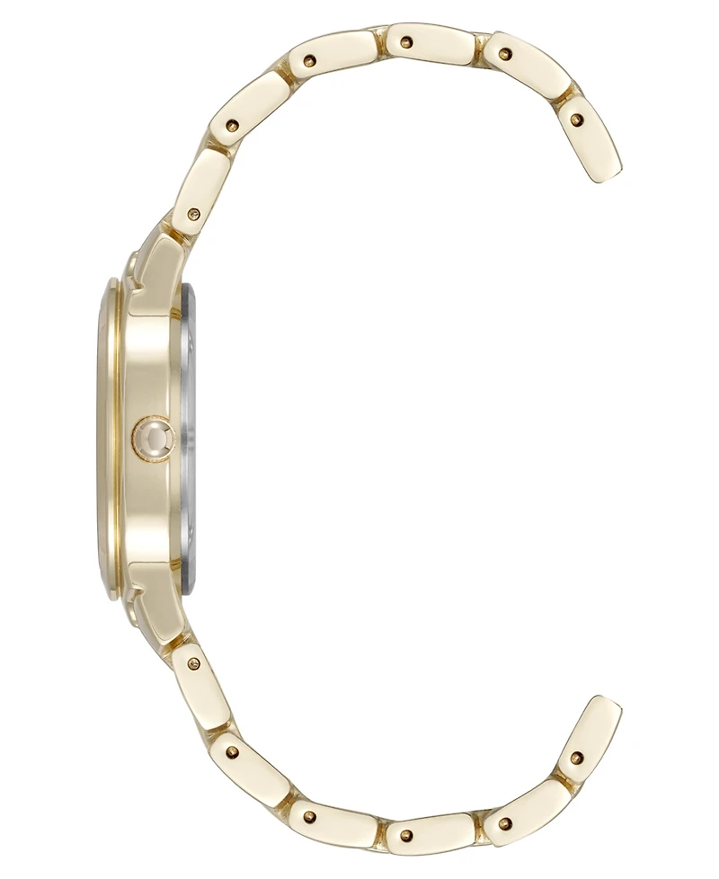 Anne Klein Women's Quartz Casual Gold-Tone Alloy Metal Watch, 28mm