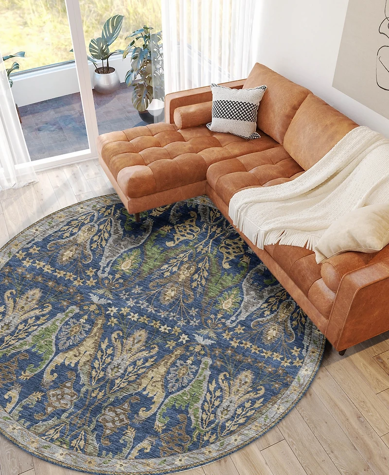 Dalyn Hatay Washable HY6 8'x8' Round Area Rug
