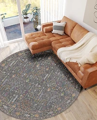 Dalyn Hatay Washable HY5 8'x8' Round Area Rug