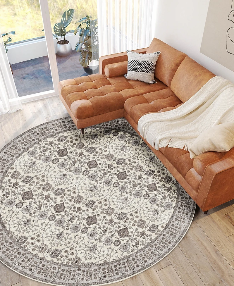 Dalyn Hatay Washable HY8 8'x8' Round Area Rug