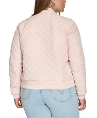 Levi's Plus Trendy Diamond Quilted Bomber Jacket