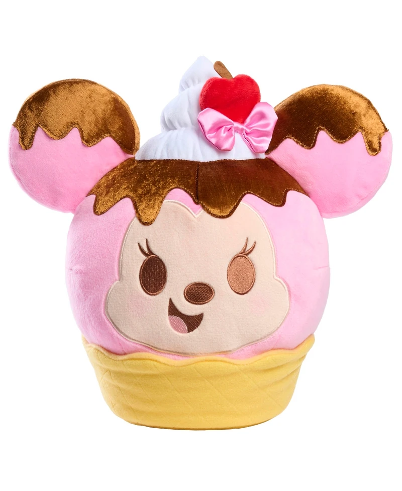 Disney Munchlings Squeeze-a-Munch Large Scented Strawberry Sundae Waffle Bowl Minnie Mouse Plush