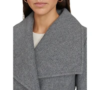 Calvin Klein Women's Double-Breasted Belted Coat