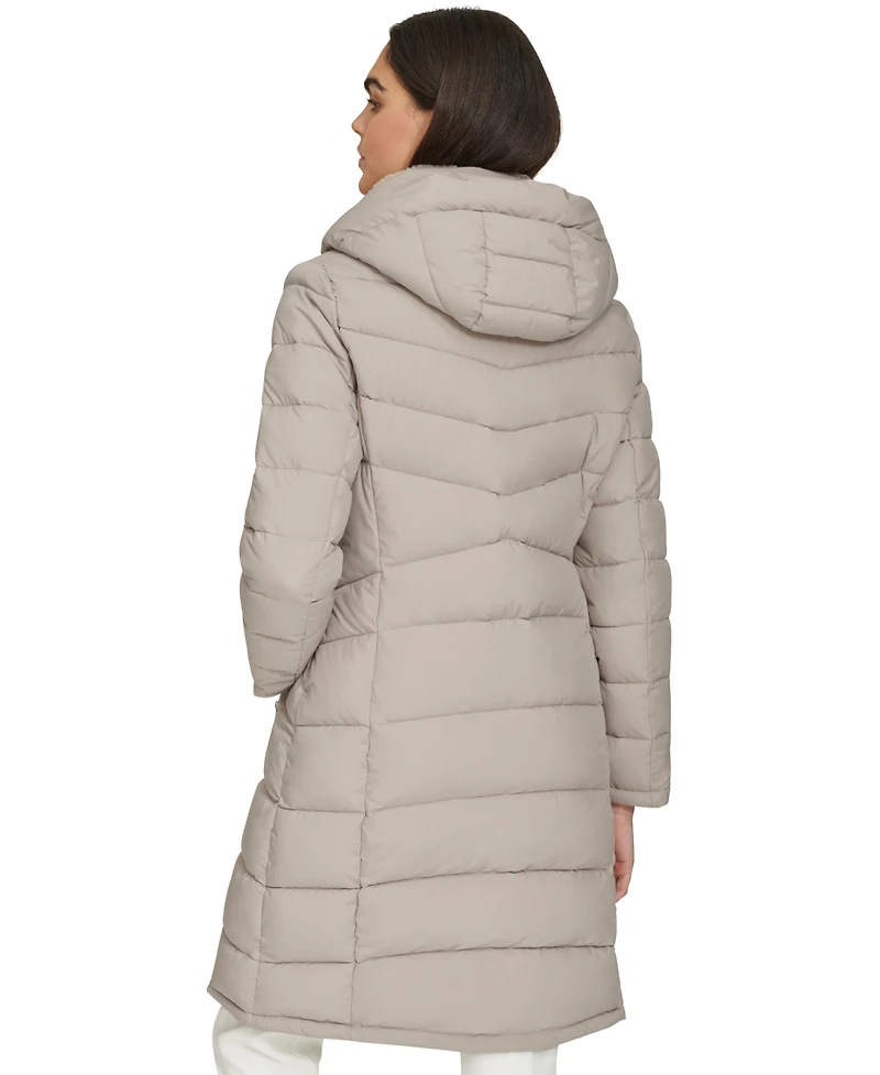 Calvin Klein Women's Hooded Puffer Coat