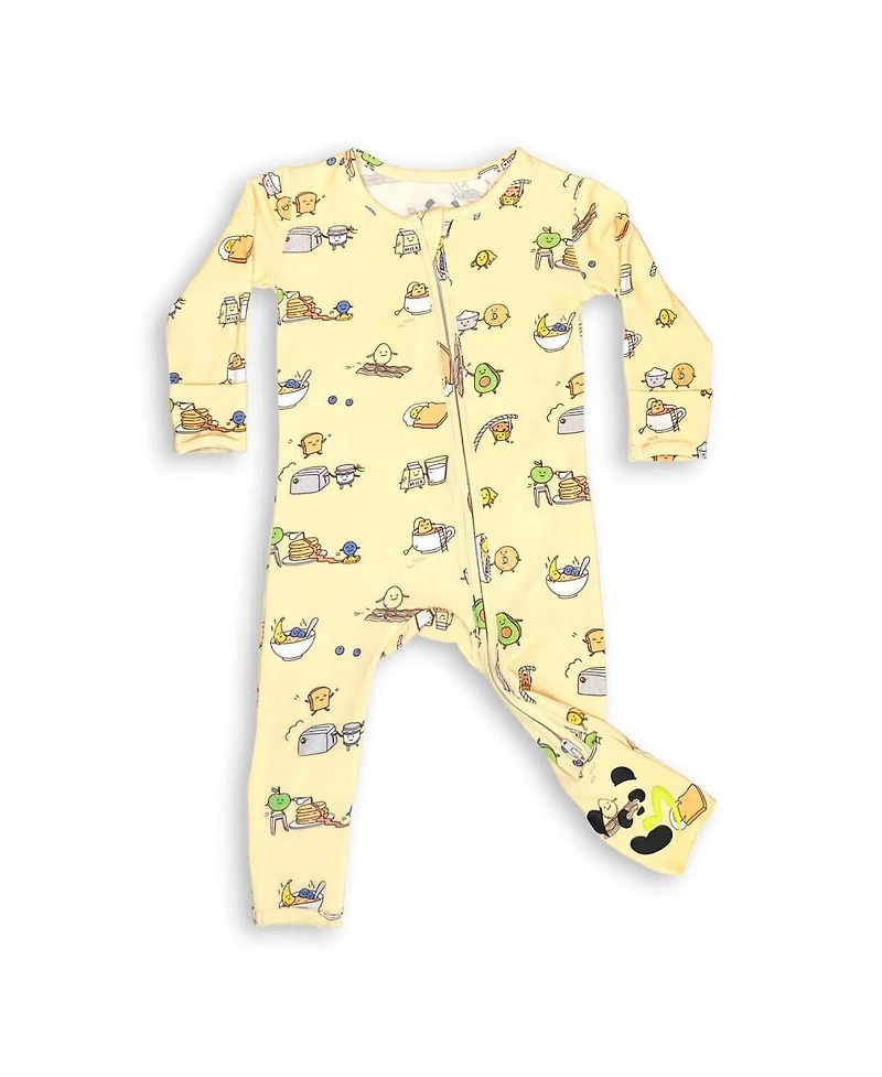 Bellabu Bear Baby Boys or Girls Love You Brunches Convertible Footie