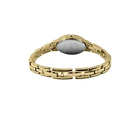 Peugeot Women's Gold 30x25mm Sun Moon Dial Link Bracelet Watch