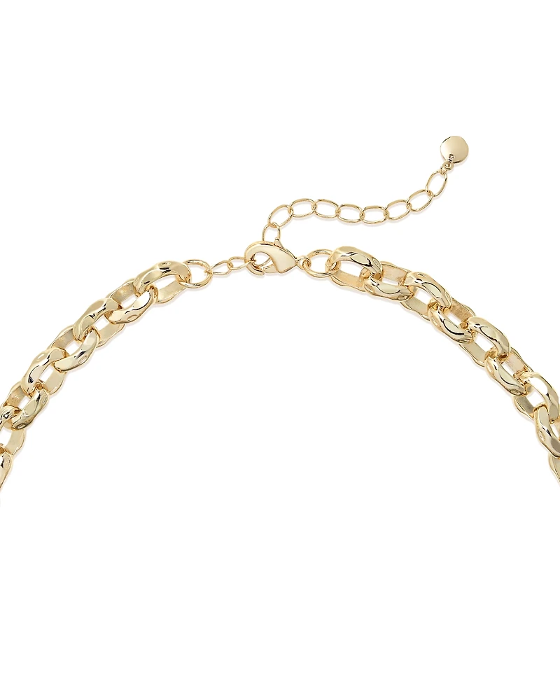 And Now This Silver, Gold Lobster Clasp Closure Chain Necklace