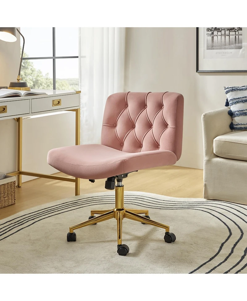 Hulala Home Sinclair Modern Office Chair with Sgs International Certified Stainless Steel Gas Spring