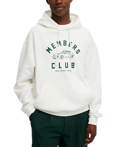 Cotton On Men's Box Fit Graphic Hoodie