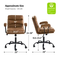 Bartholomew Modern Office Chair with Sgs International Certified Stainless Steel Gas Spring