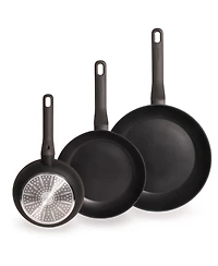 BergHOFF Leo 3Pc Nonstick Fry Pan Set, 8", 10", 11"