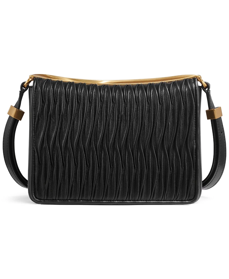 Donna Karan New York Jericho Flap Shoulder with Sculpted Hardware