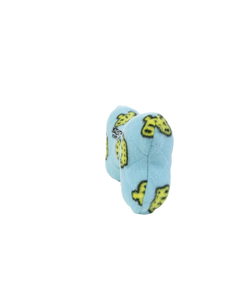 Mighty Medium Bone Blue, Durable Squeaky Dog Toy