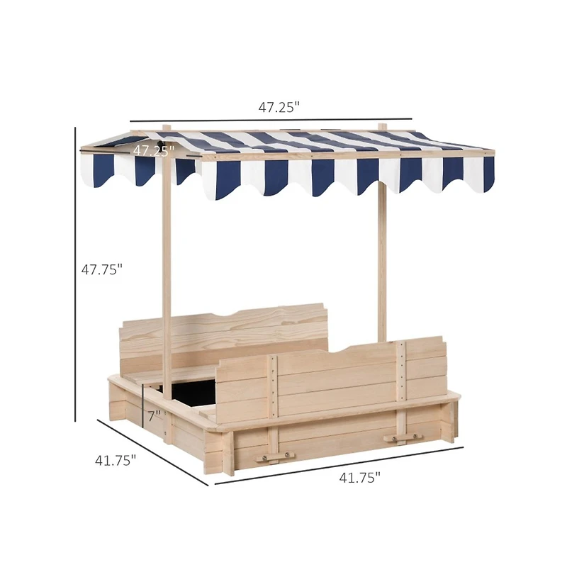 Kids Sandbox for Creative Outdoor Play – Sturdy Design, Spacious Area, and Easy to Clean