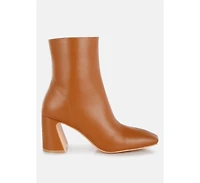 Bruna Square Toe Ankle Boots Women