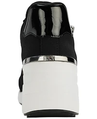 Dkny Women's Kalina Lace-Up Wedge Sneakers