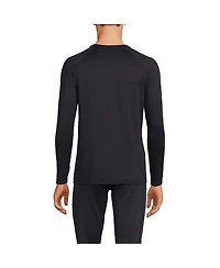 Lands' End Men's Long Sleeve Crew Neck Expedition Thermaskin Long Underwear Top
