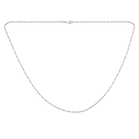 Bling Jewelry Singapore Twisted Rope Chain 020 Gauge Necklace .925 Sterling Silver