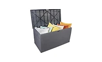 Slickblue Outdoor Garden Plastic Storage Deck Box - Lockable, Waterproof Chest