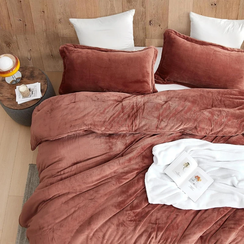 Coma Inducer Oversized King Comforter Set - Wait Oh What - Maple Syrup