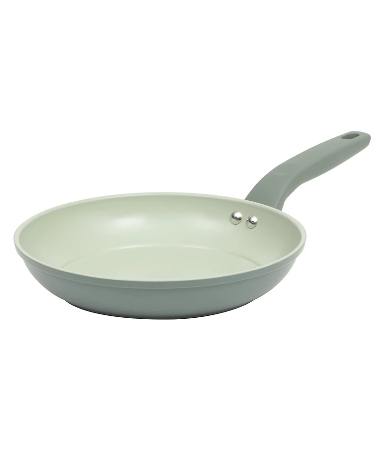 Gibson Home Barnsdall 10 Piece Premium Pfa Free Ceramic Nonstick Aluminum Cookware Set W/ Kitchen Tools - Sage Green