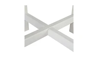 Slickblue Single Layer Round Hdpe Side Table