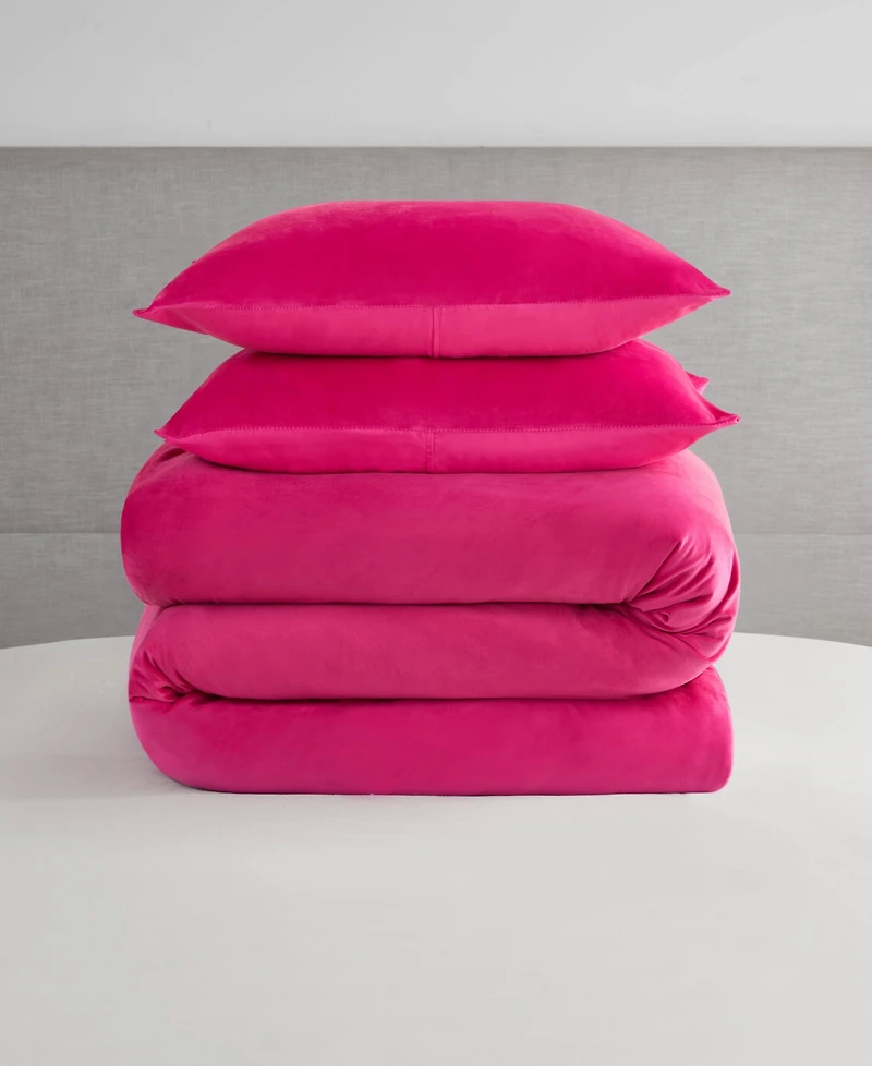 Juicy Couture Velour 3-Pc. Comforter Set
