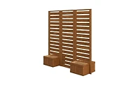 Slickblue Versatile Wooden Planter Box for Gardens – Ideal for Flowers, Herbs, and Vegetables