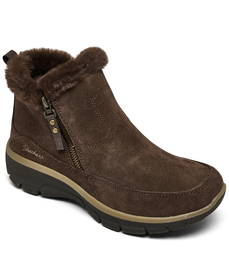 Skechers Women's Relaxed Fit: Easy Going - Cool Zip Winter Boots from Finish Line