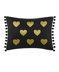 Intelligent Design Rosalie Metallic Heart -Pc. Comforter Set