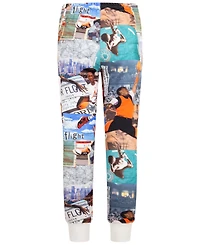 Jordan Big Boys Mj Brooklyn Fleece All-Over Print Pants