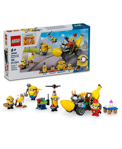 Lego Despicable Me 4 Minions and Banana Car Toy 75580