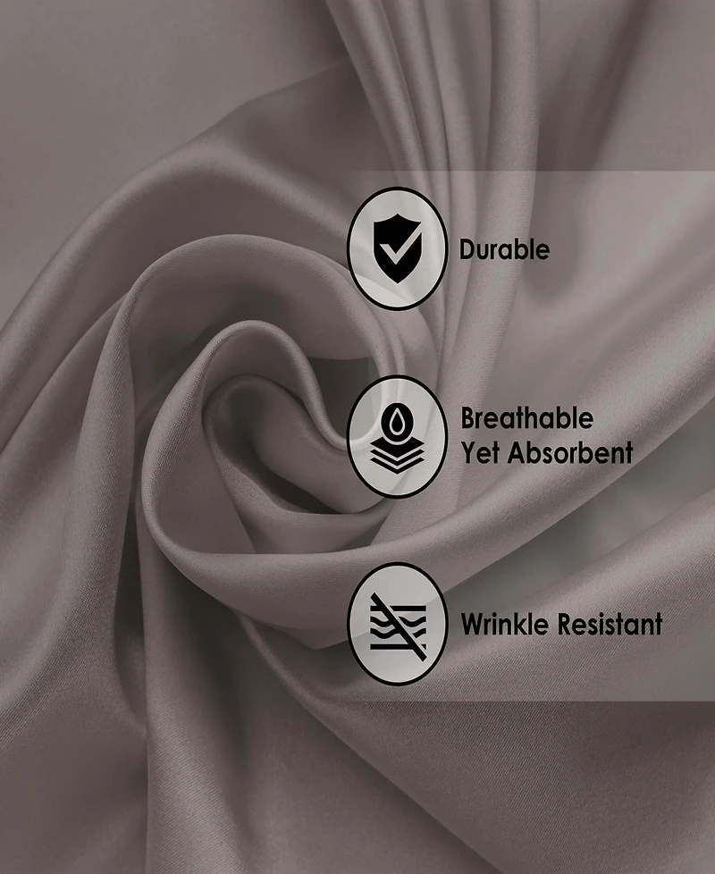 Superior 600 Thread Count Cotton Blend Solid Deep Pocket Sheet Set, Olympic Queen