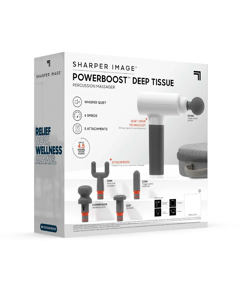 Sharper Image Powerboost Deep Tissue Percussion Massager Version 3