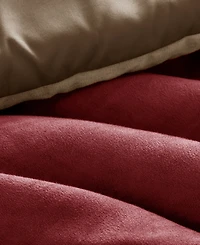 510 Design Boulder Stripe Micro Suede 3-Pc. Comforter Set, Full/Queen